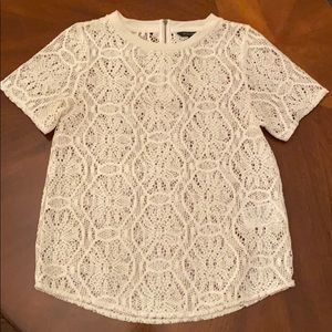 White lace blouse